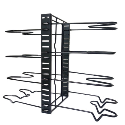 8 Tiers Iron Storage Racks Kitchen Organizer Shelf Holder Black Drain Rack Drying For Sink For Tableware Kitchen Organizer