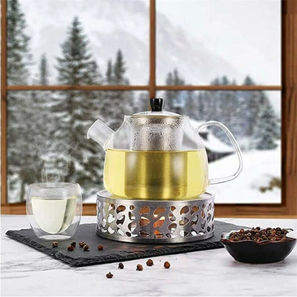 Stainless Steel Tea Warmer With Tea Light Holder For Tea And Coffee Pots Fashionable And Durable Appearance High Quality