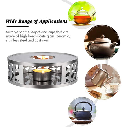 Stainless Steel Tea Warmer With Tea Light Holder For Tea And Coffee Pots Fashionable And Durable Appearance High Quality