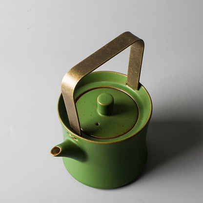 TANGPIN - Green Bamboo Tea Set, Tea Pot and Tea Cups