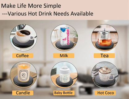 Coffee Cup Heater Mug Warmer USB Heating Pad Electic Milk Tea Water Thermostatic Coasters Cup Warmer For Home Office Desk DC 5V