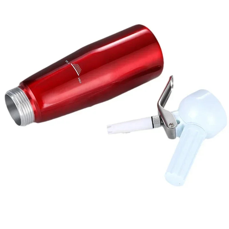 500ML Cream Dispenser Whipped Whipper Artisan Cream Whipper with Decorating Nozzles Made of Aluminum