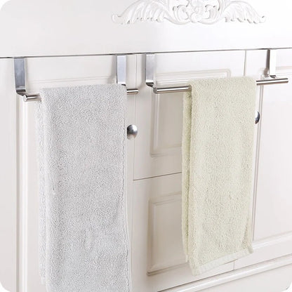 Kitchen Organizer  Bathroom Organization Hanging Door Home Towel Holder Kitchen Hanging Hook Storage Rack