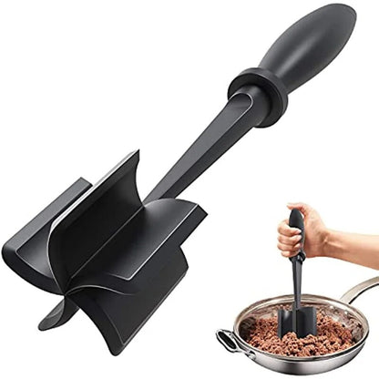 Kitchen Meat Chopper Ground Beef Masher Utensil Heat Resistant Non-Stick Hamburger Choppe Potato Masher Tool Kitchen Gadgets