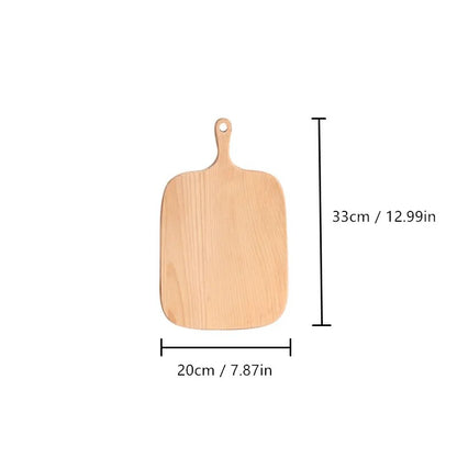 Quality Kitchen Wooden Chopping Blocks Beech Walnut Cutting Board Pizza Bread Fruit Sushi Tray Hangable Non-slip Kitchen Tools